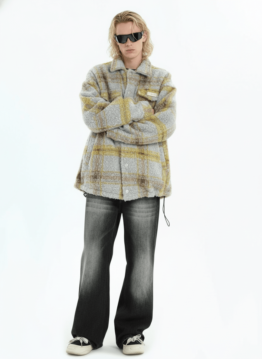 [INSstudios] Tweed Cotton Jacket na1638