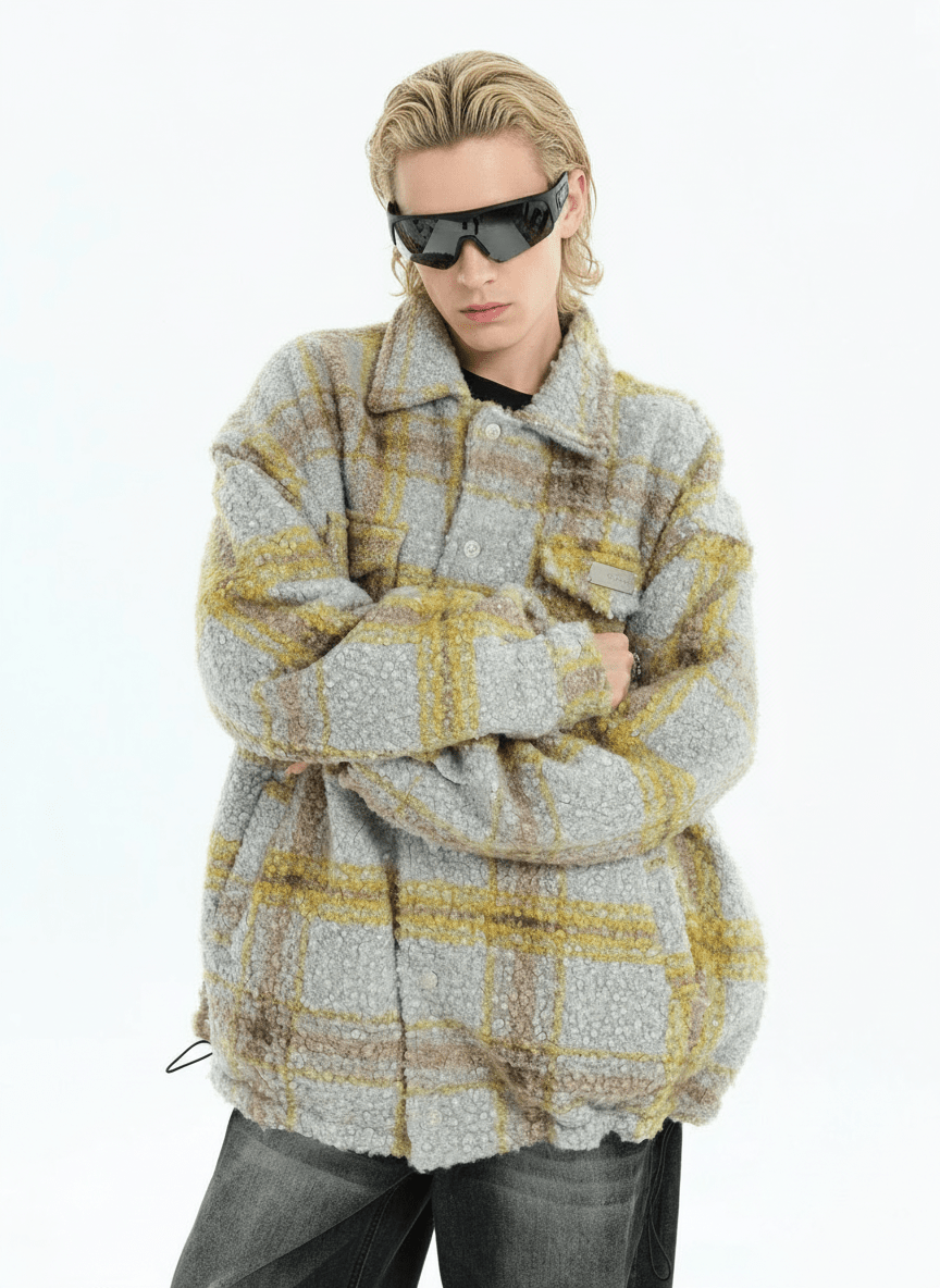 [INSstudios] Tweed Cotton Jacket na1638