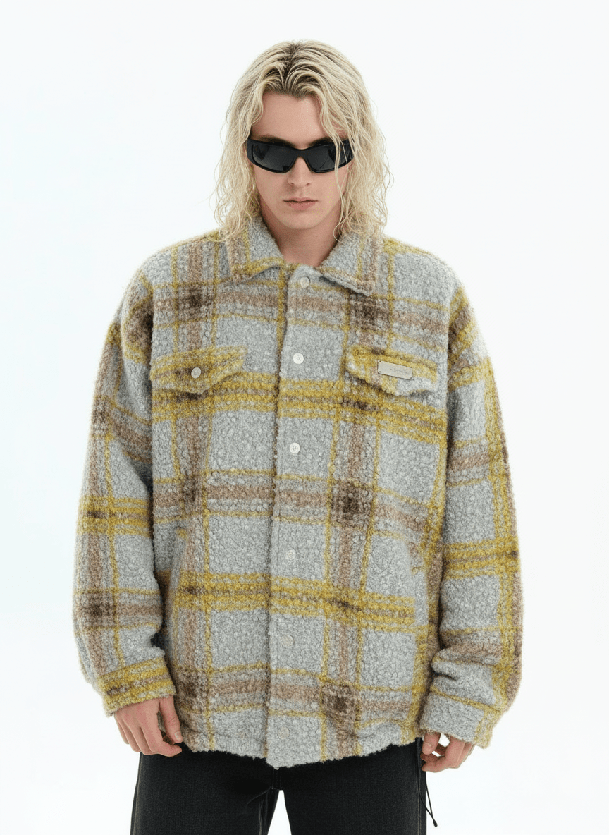 [INSstudios] Tweed Cotton Jacket na1638