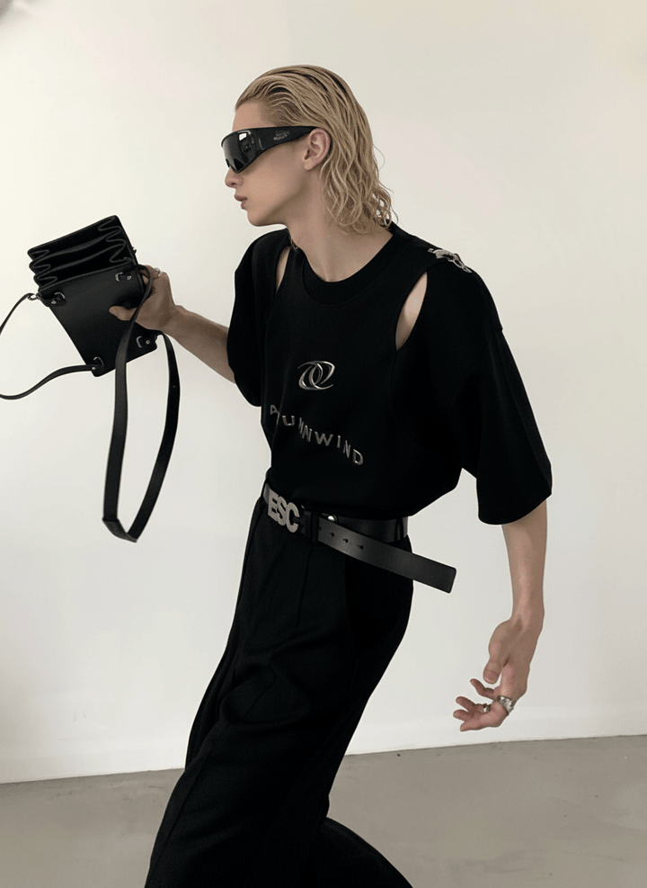 [AutumnWind] deconstructed design t-shirt na1233