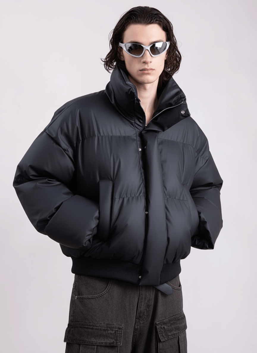 [PLAN1ONE] loose short jacket na1665