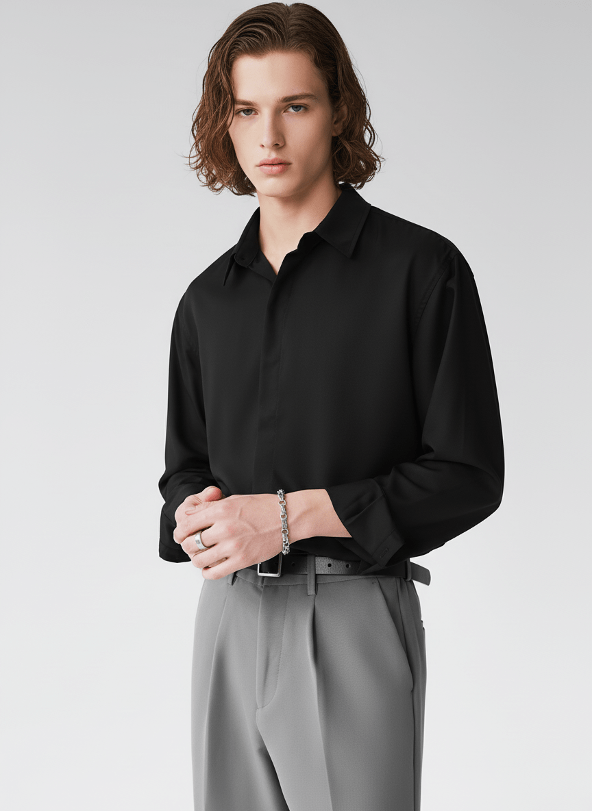 [HOHO] Simple Design Shirt NA120