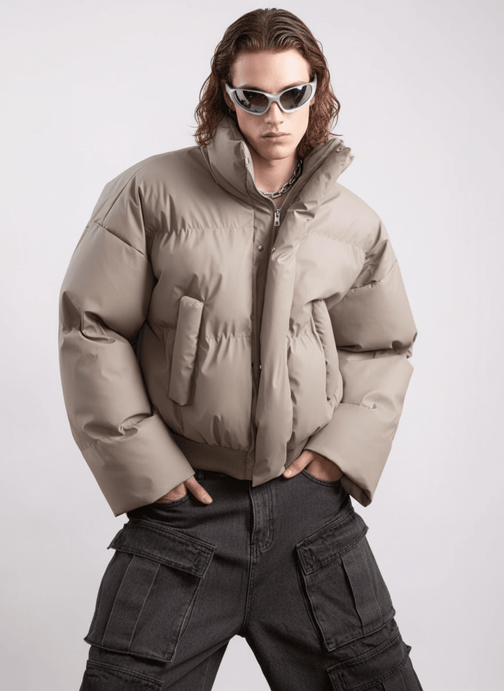 [PLAN1ONE] loose short jacket na1665