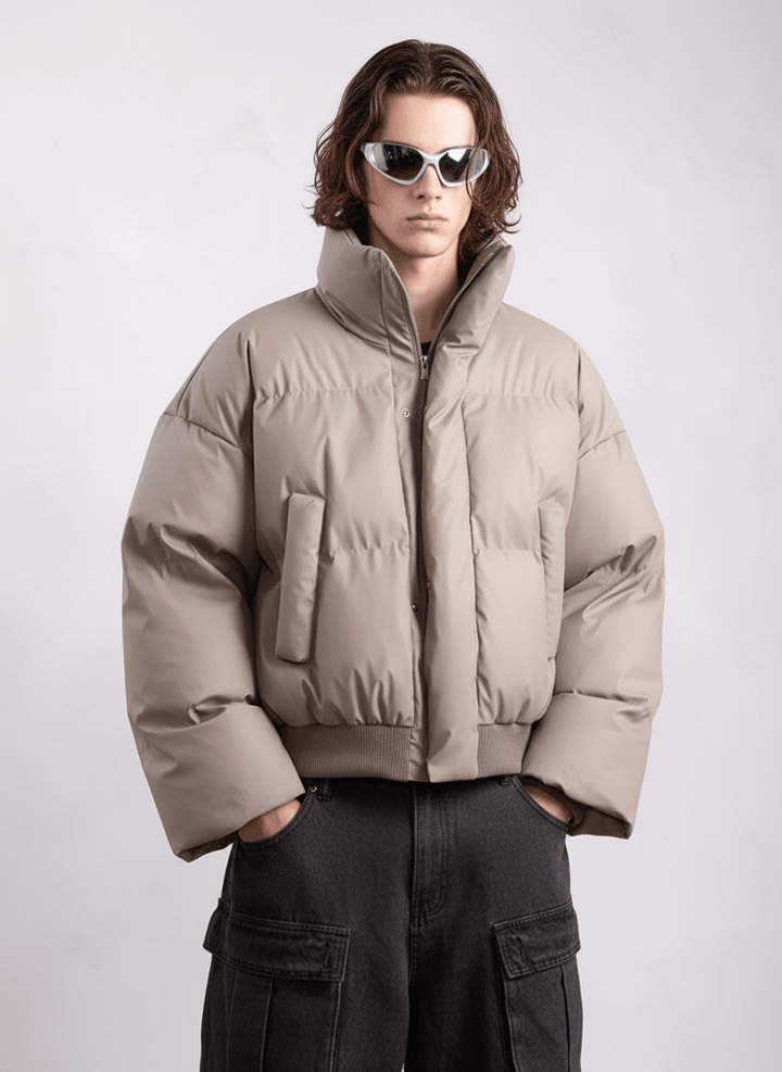 [PLAN1ONE] loose short jacket na1665