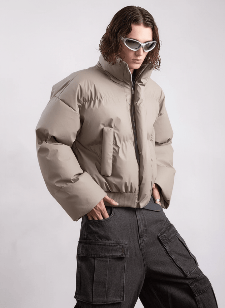 [PLAN1ONE] loose short jacket na1665