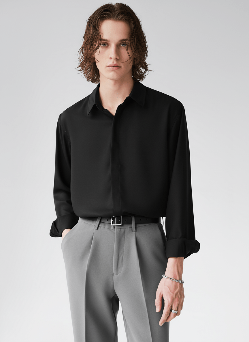 [HOHO] Simple Design Shirt NA120