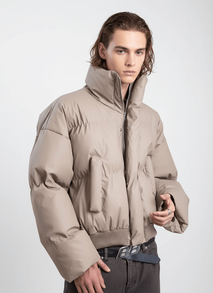 [PLAN1ONE] loose short jacket na1665