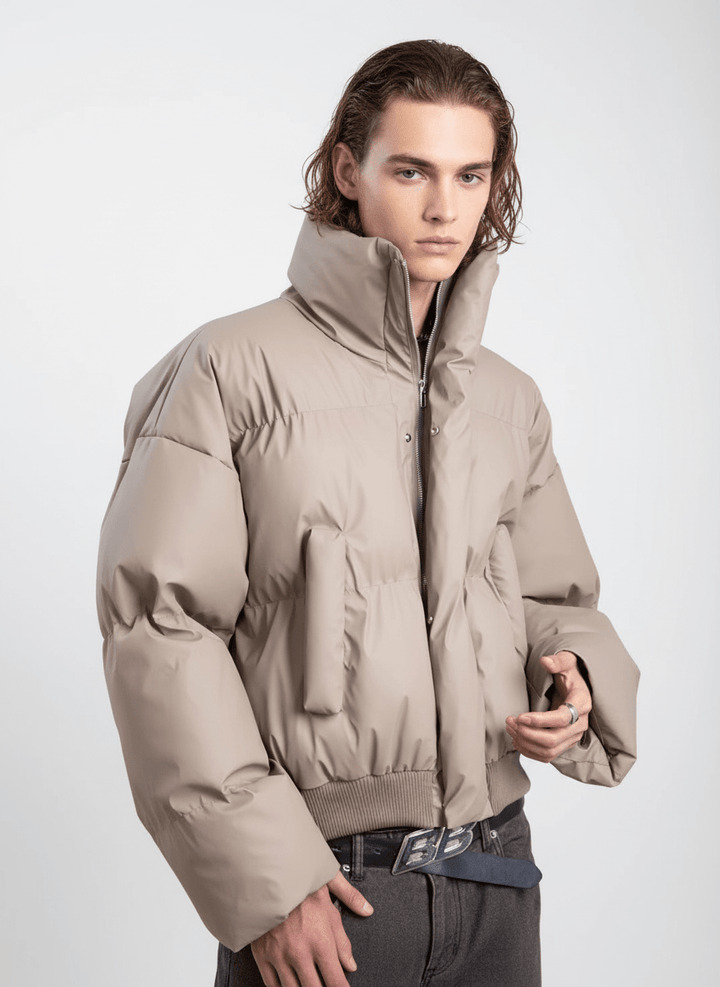 [PLAN1ONE] loose short jacket na1665