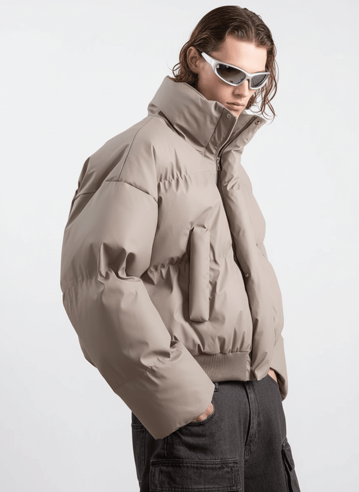 [PLAN1ONE] loose short jacket na1665