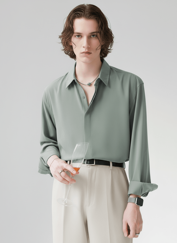 [HOHO] Simple Design Shirt NA120