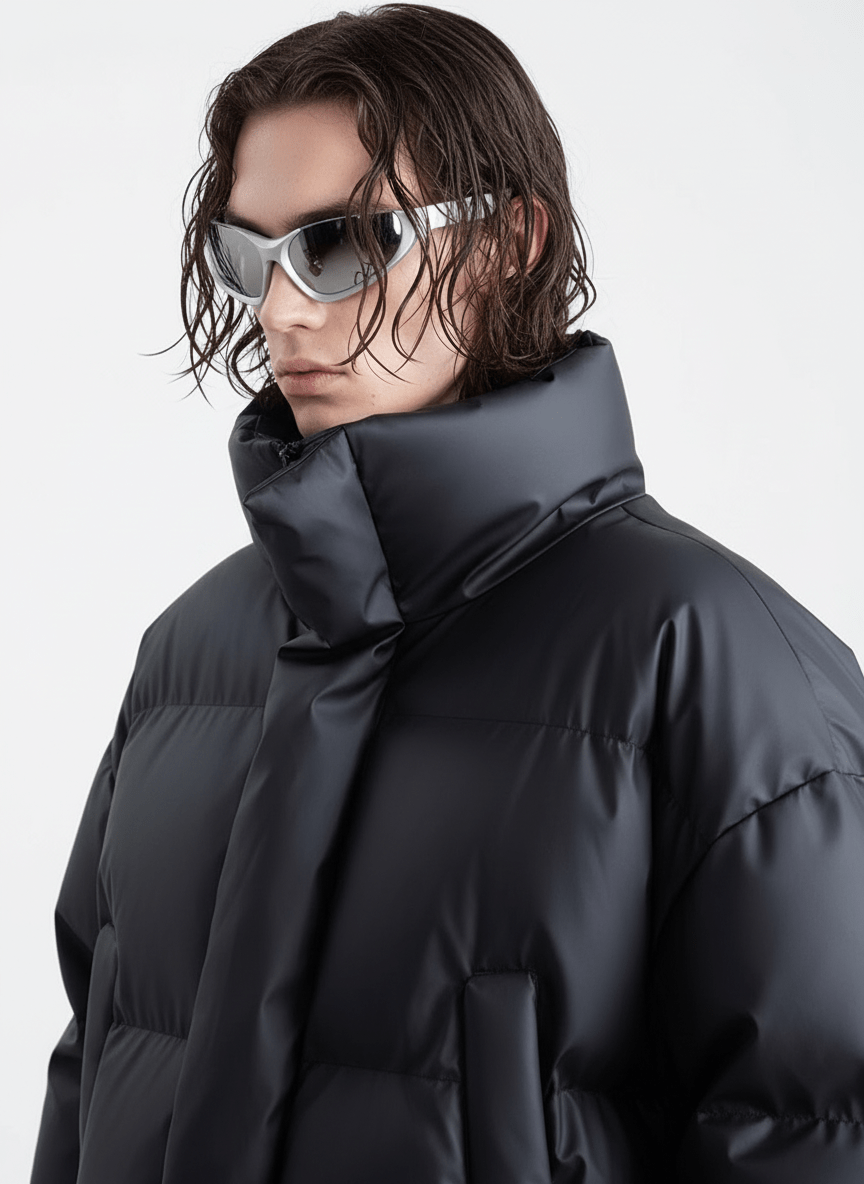 [PLAN1ONE] loose short jacket na1665