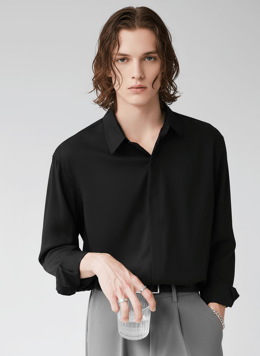 [HOHO] Simple Design Shirt NA120