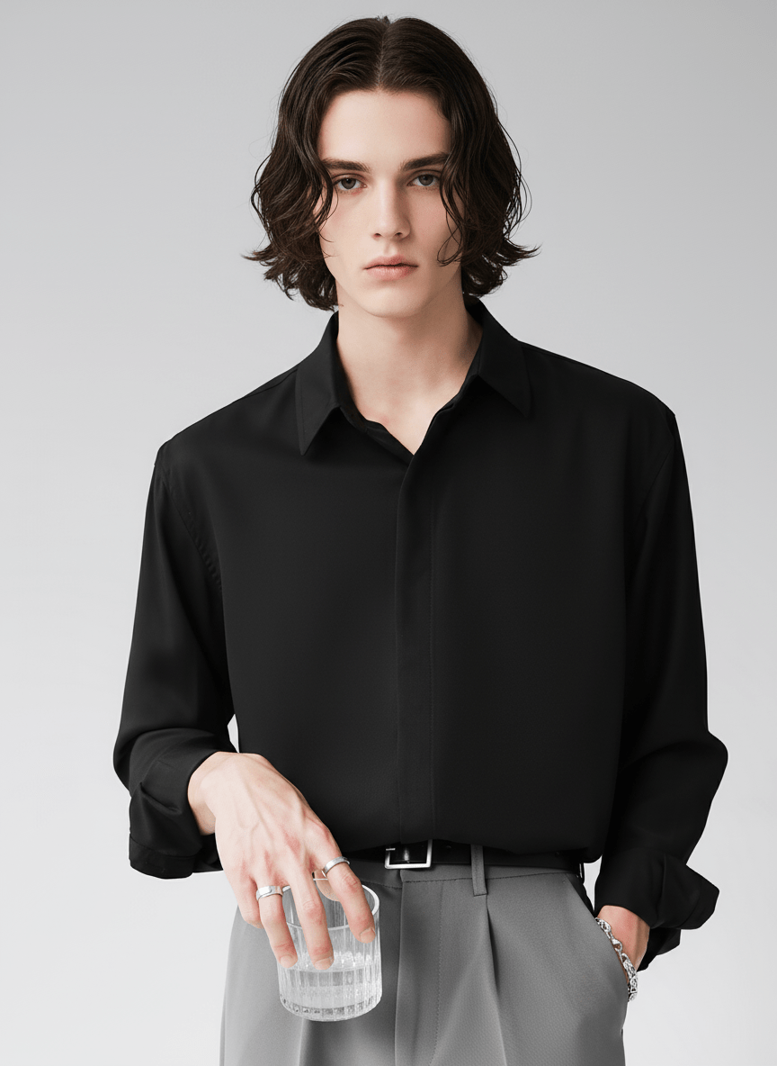 [HOHO] Simple Design Shirt NA120