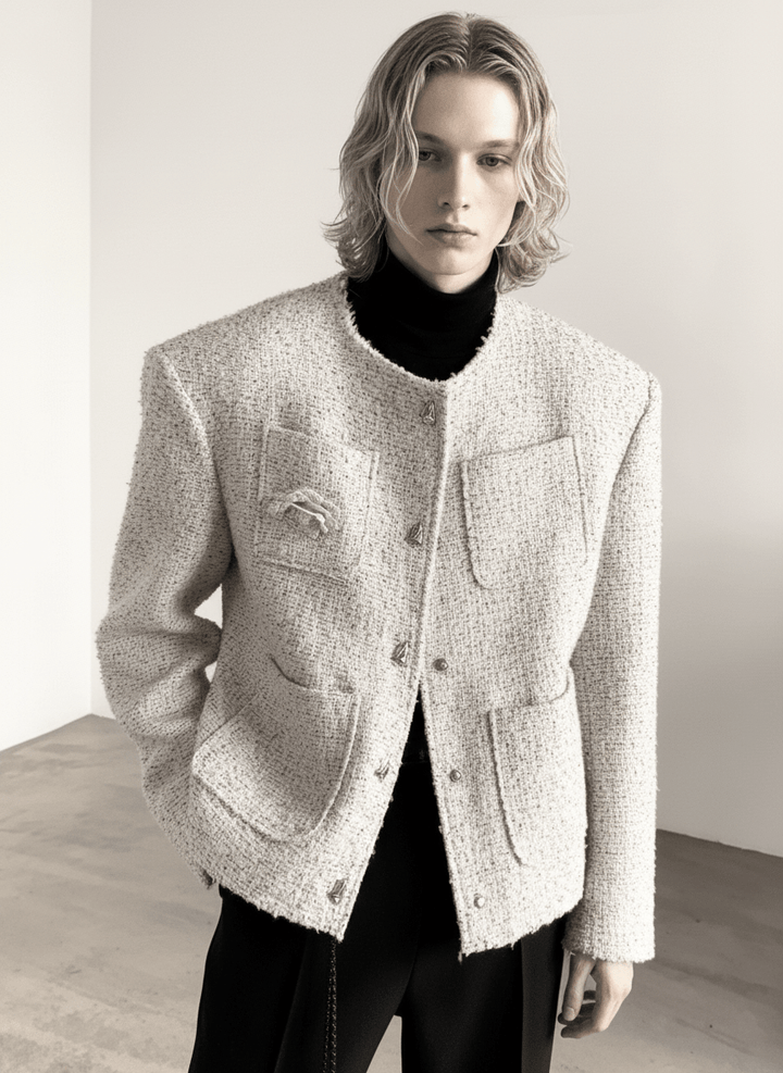 [AutumnWind] Tweed Rose Jacket na1764