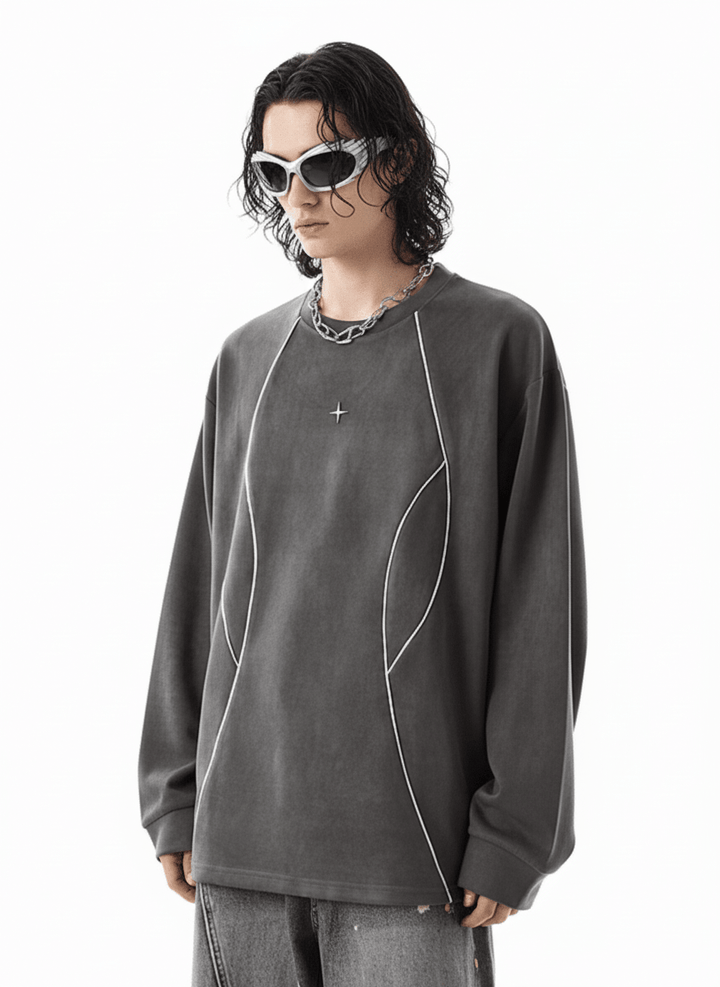 [TREND ST] round neck sweater na1856