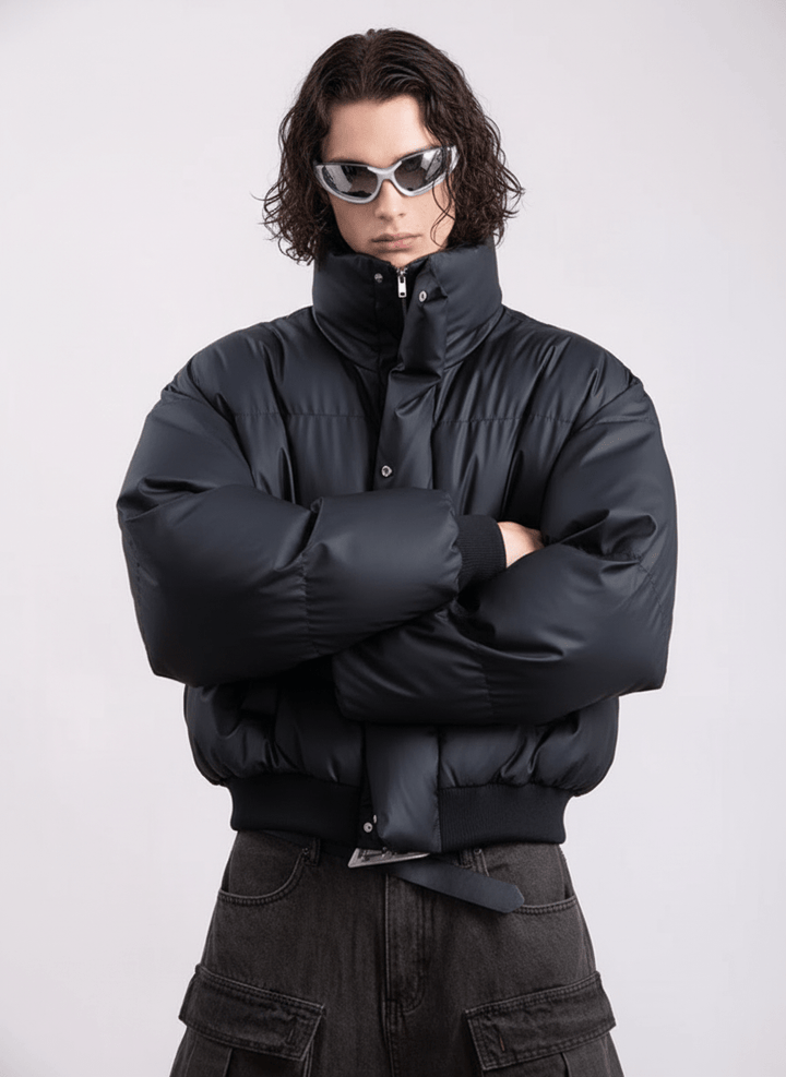 [PLAN1ONE] loose short jacket na1665