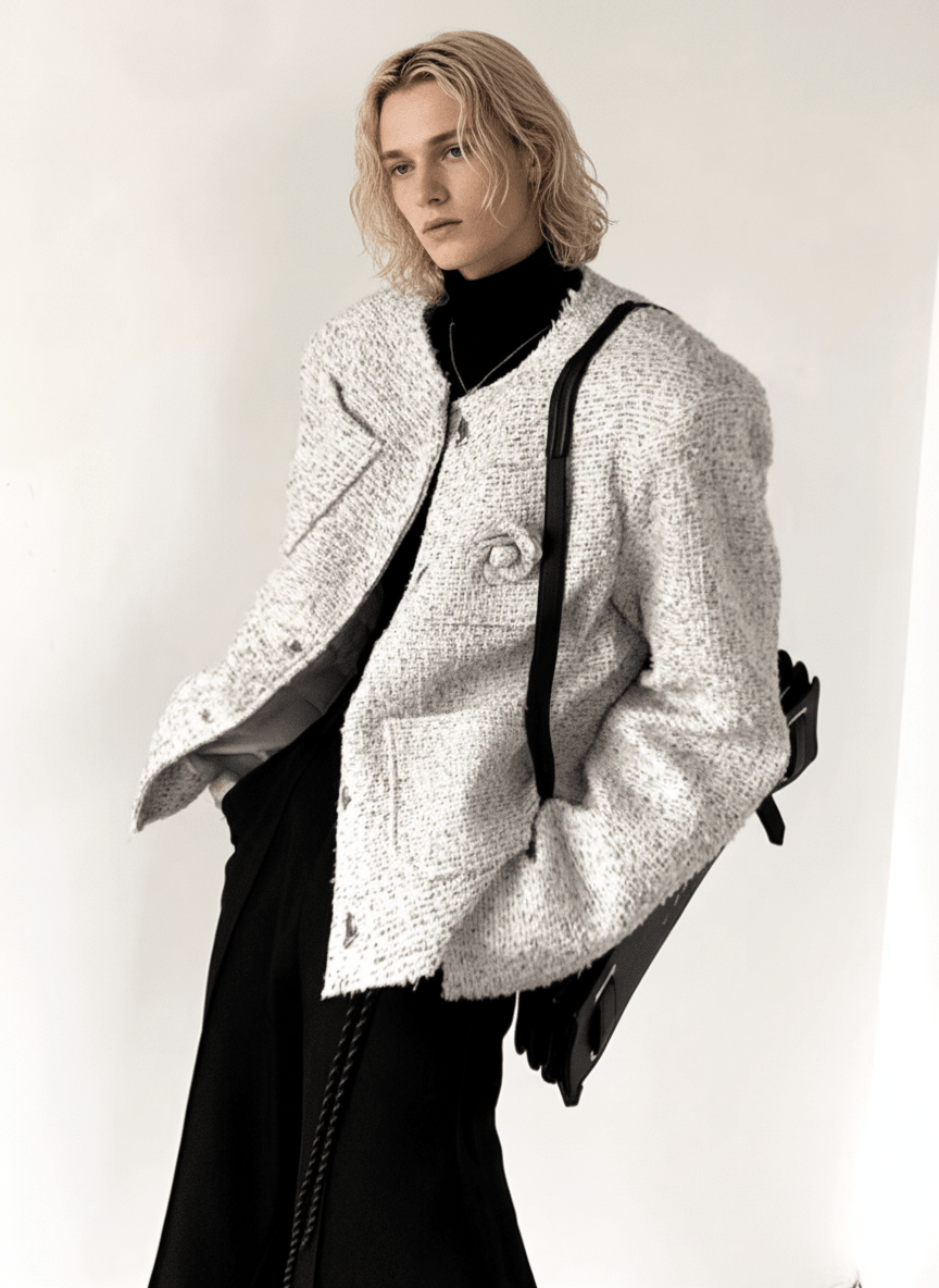 [AutumnWind] Tweed Rose Jacket na1764