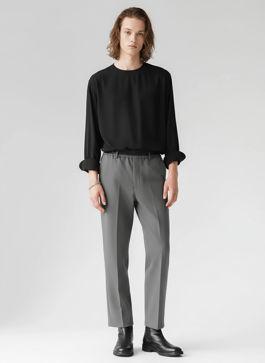 [HOHO] Straight slacks pants NA173