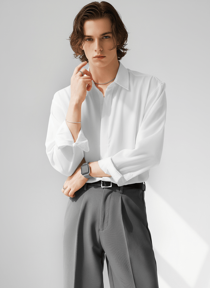 [HOHO] Simple Design Shirt NA120