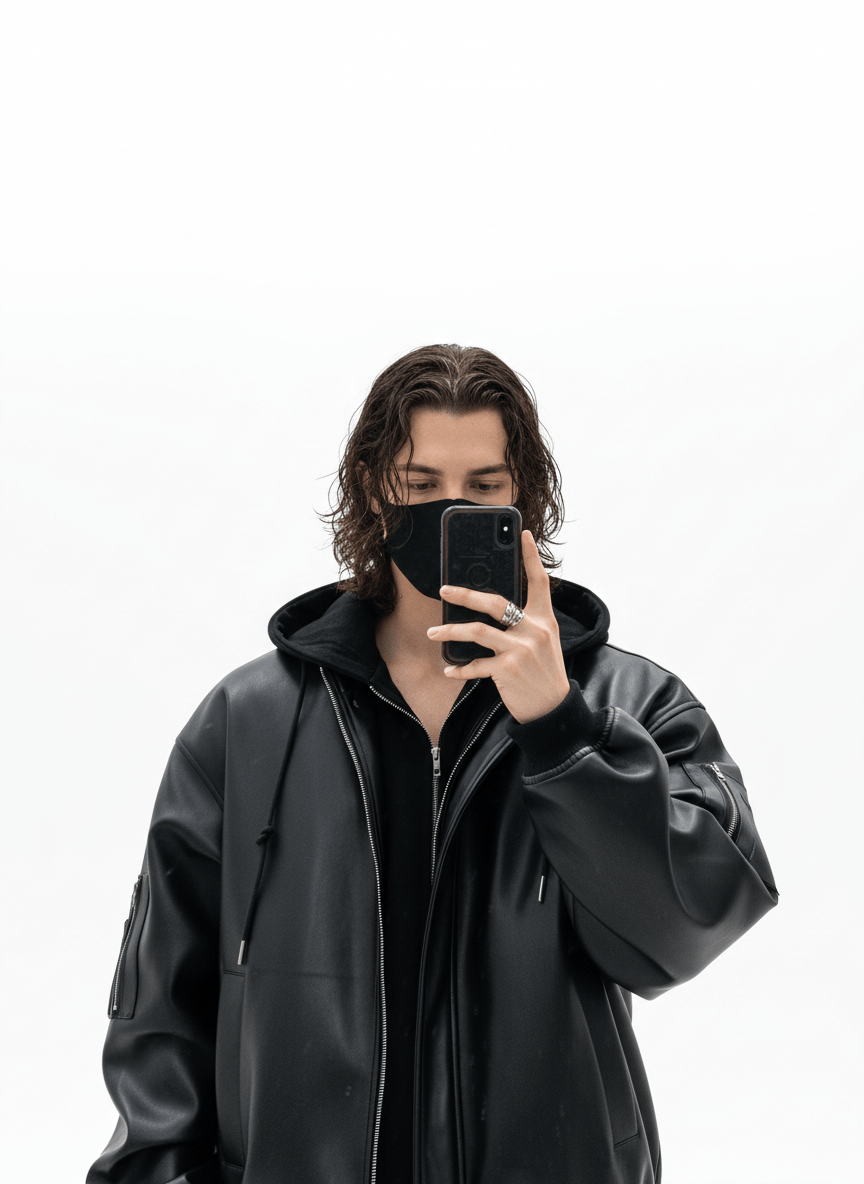 [MRCYC] Korean style leather jacket na676 