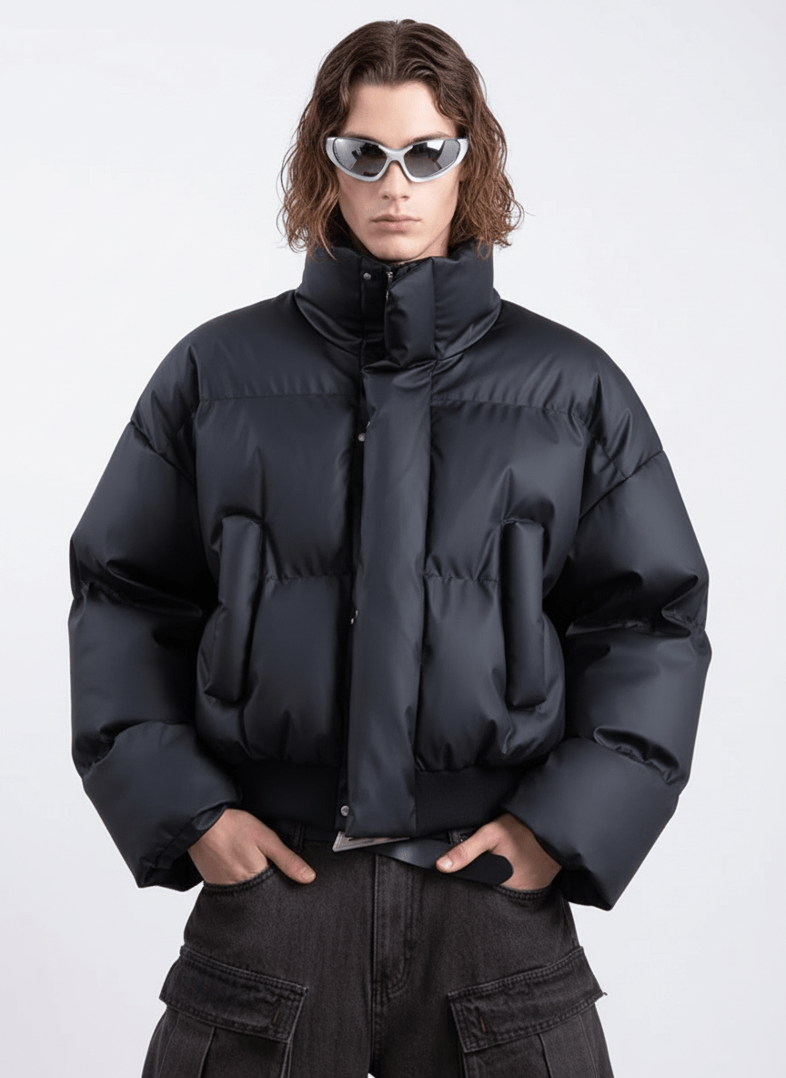 [PLAN1ONE] loose short jacket na1665