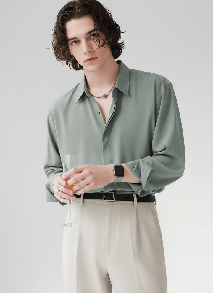 [HOHO] Simple Design Shirt NA120