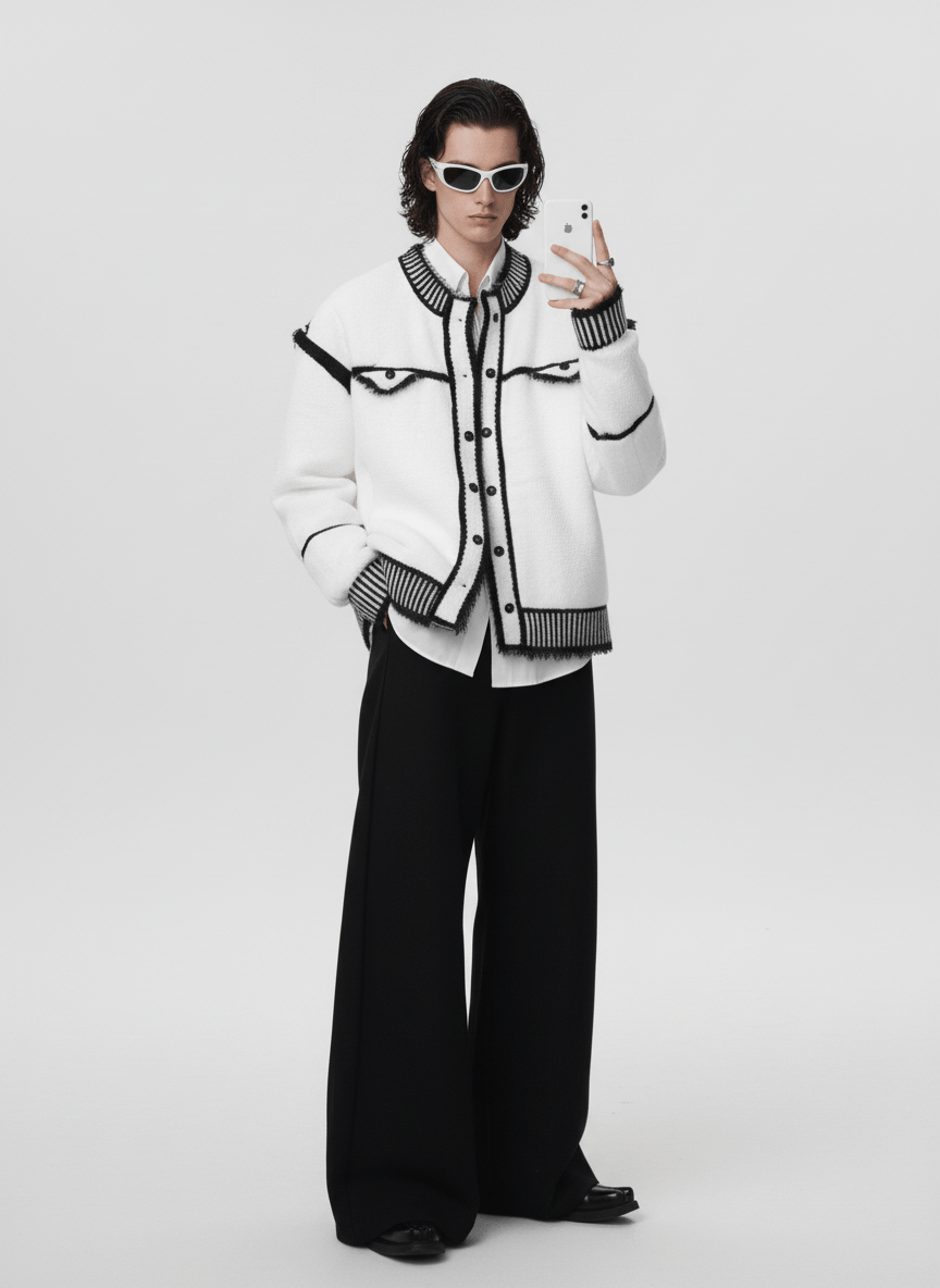 [ACETAILORS] lazy sweater cardigan jacket na1808