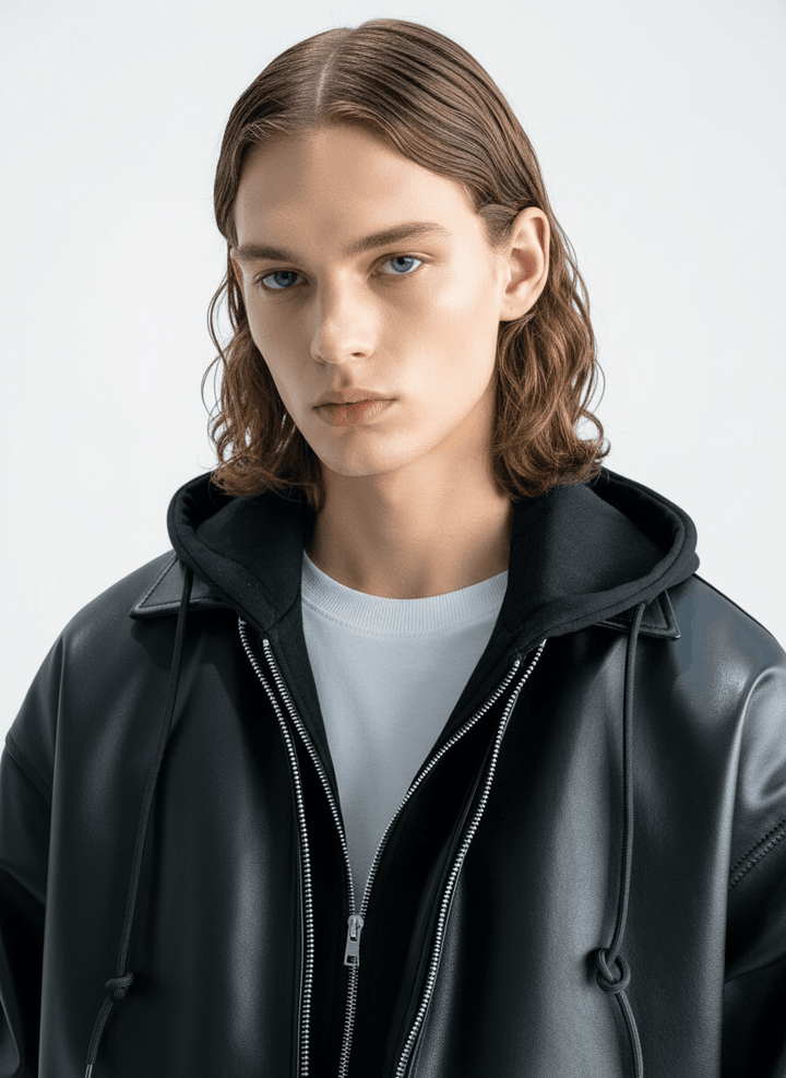 [MRCYC] Korean style leather jacket na676 