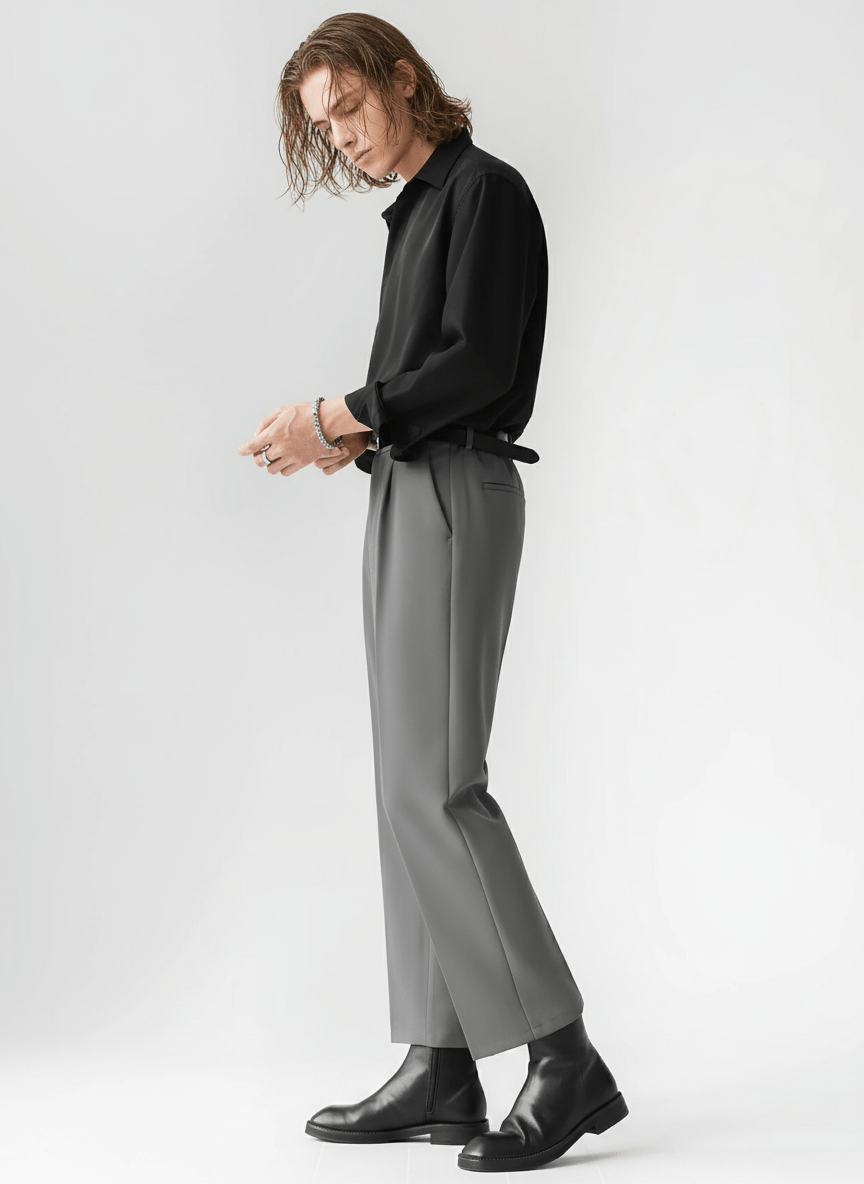 [HOHO] Straight slacks pants NA173