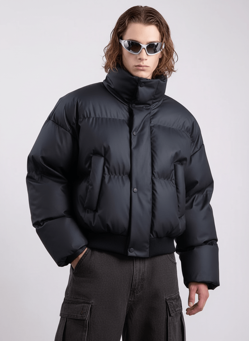 [PLAN1ONE] loose short jacket na1665