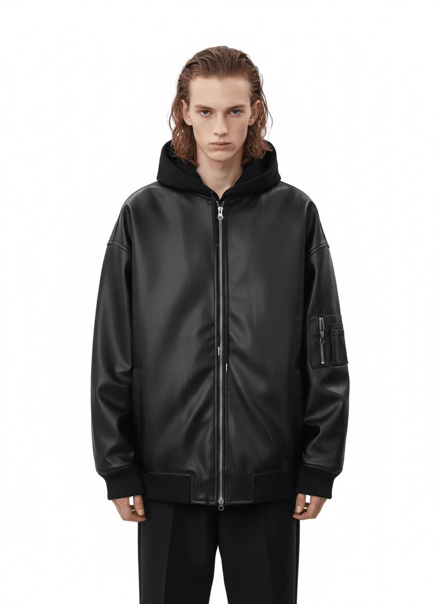 [MRCYC] Korean style leather jacket na676 