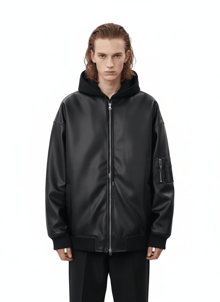 [MRCYC] Korean style leather jacket na676 