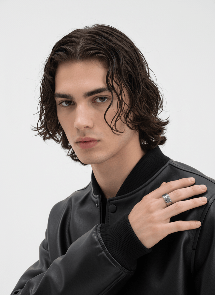 [MRCYC] Korean style leather jacket na676 