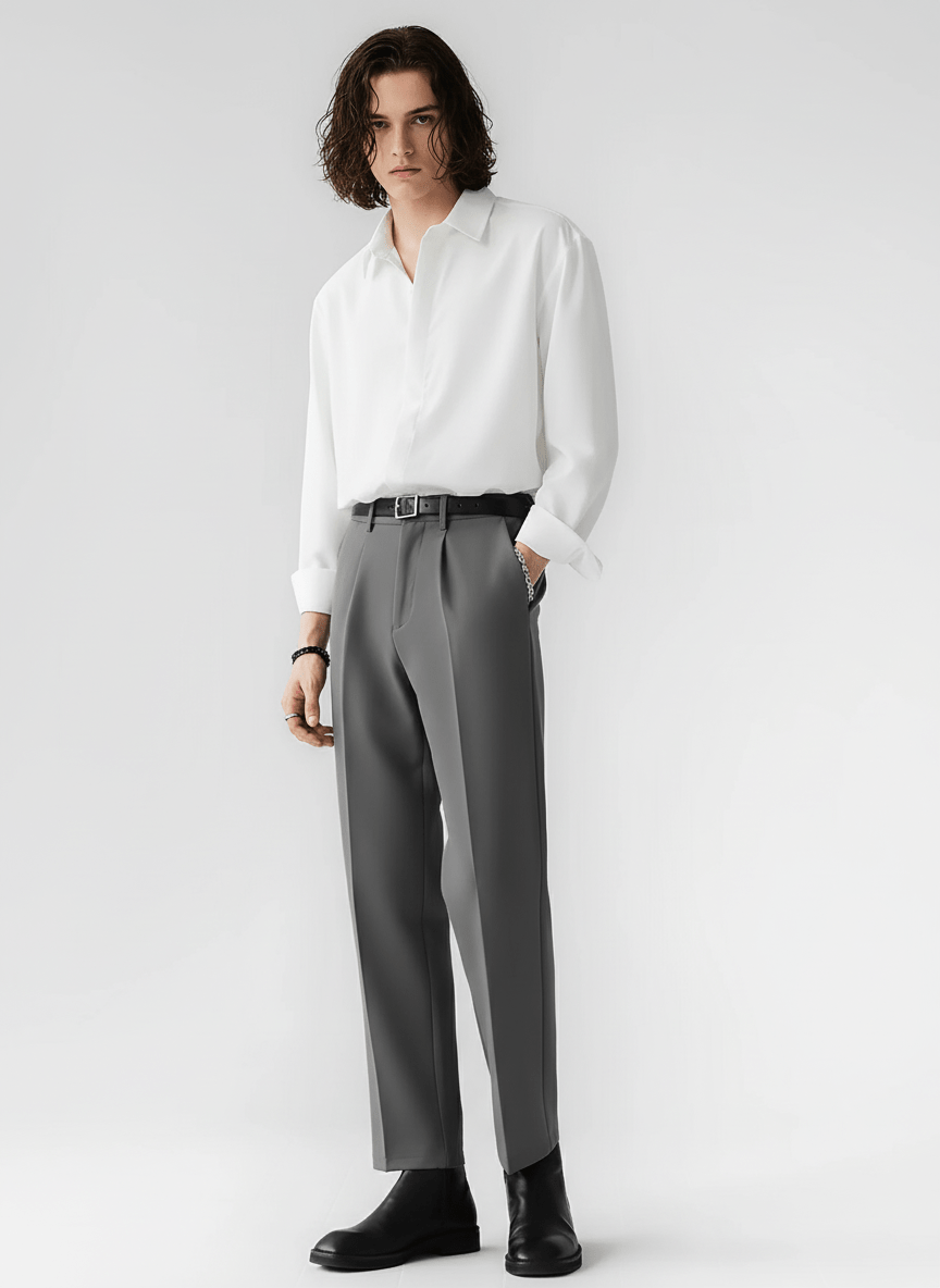 [HOHO] Straight slacks pants NA173