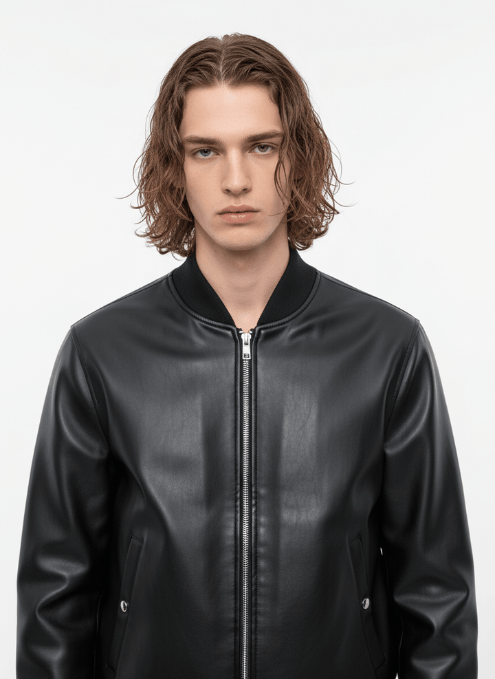 [MRCYC] Korean style leather jacket na676 