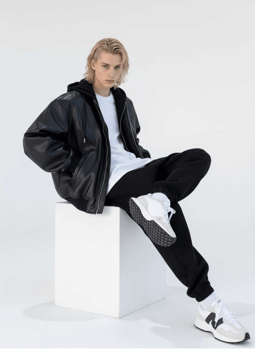 [MRCYC] Korean style leather jacket na676 