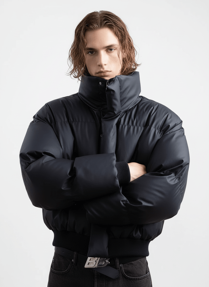 [PLAN1ONE] loose short jacket na1665