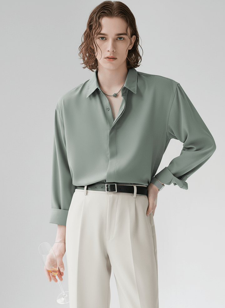 [HOHO] Simple Design Shirt NA120