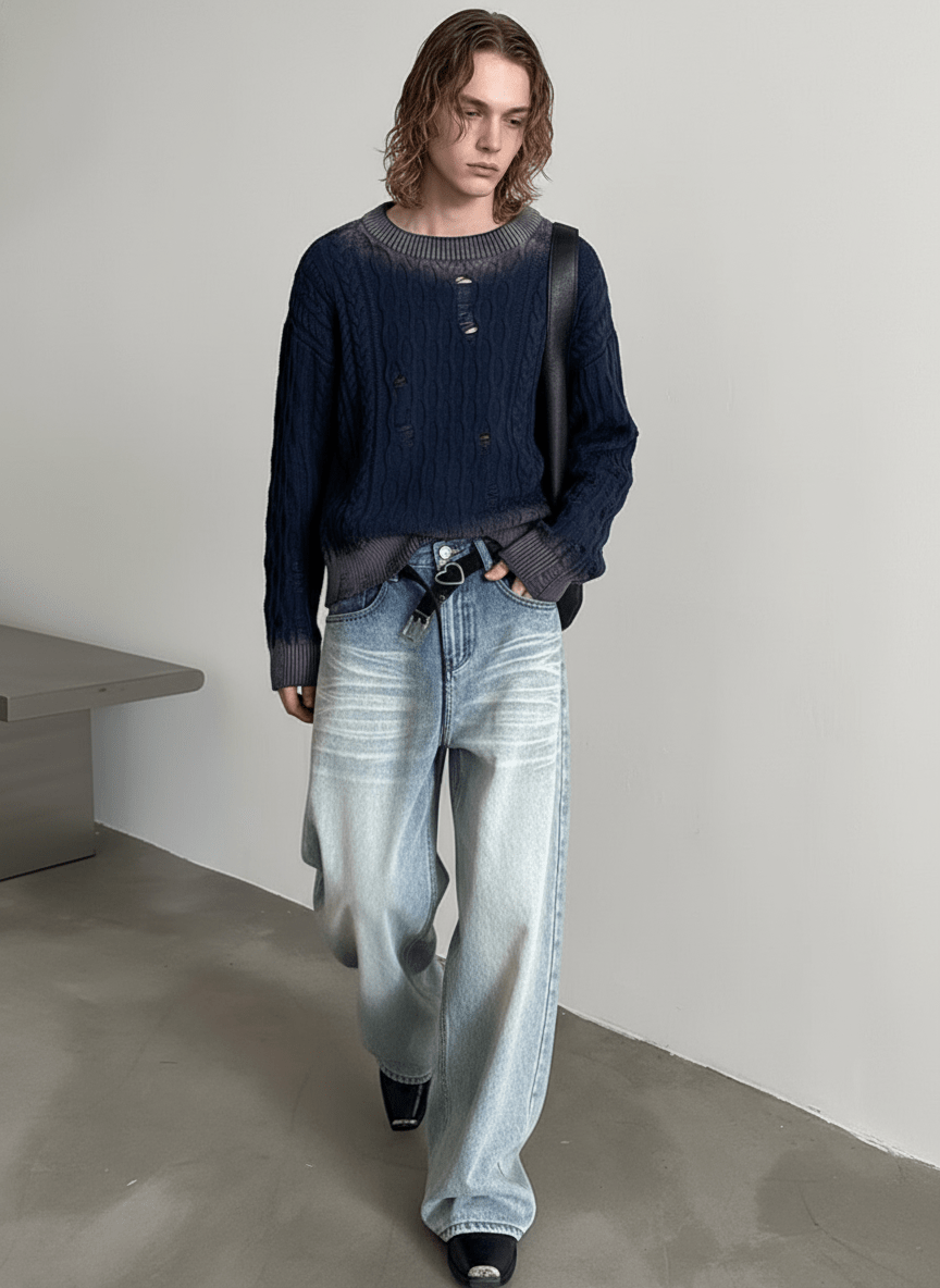 [GENESISBOY] pullover sweater na1540