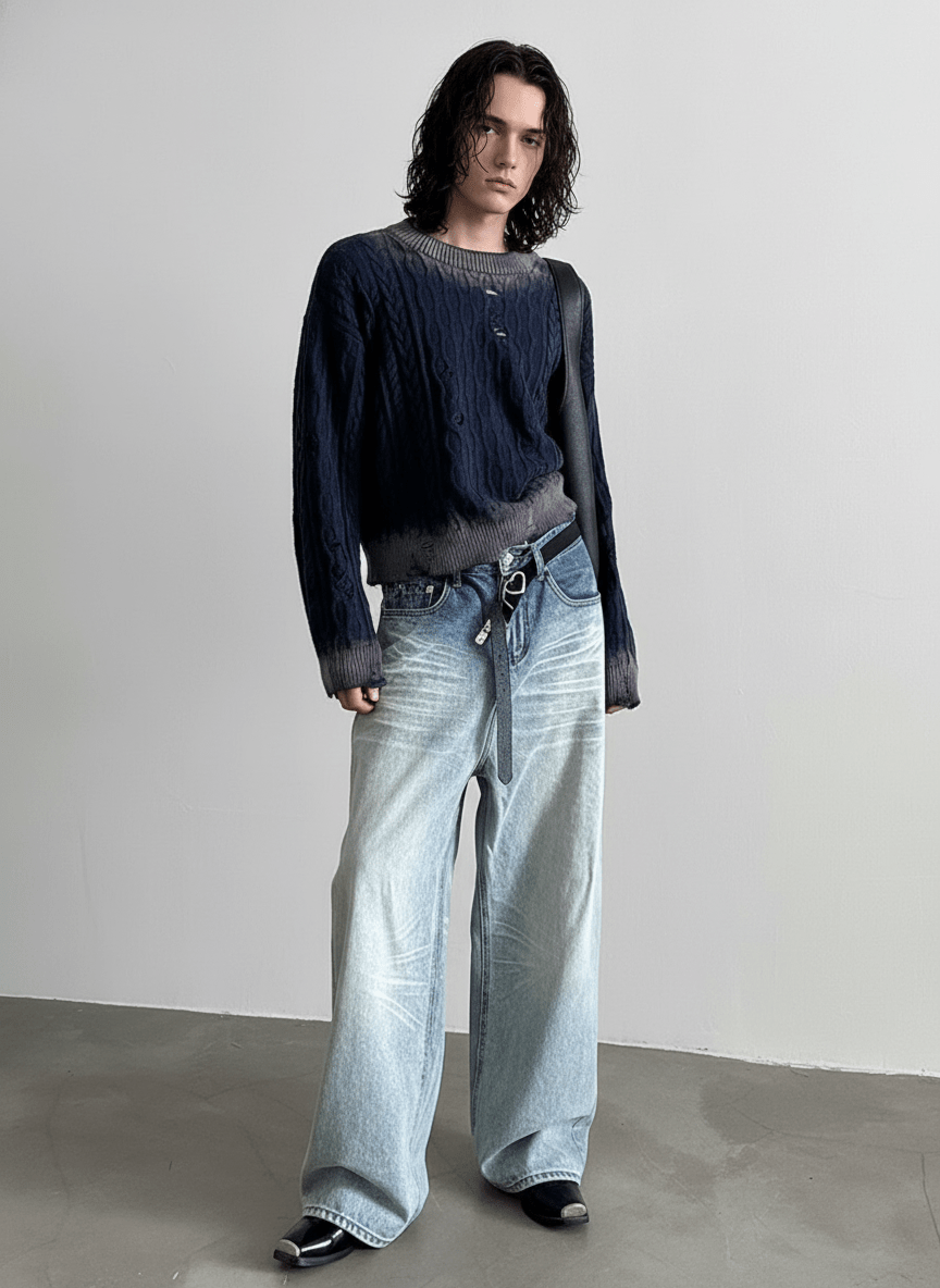 [GENESISBOY] pullover sweater na1540