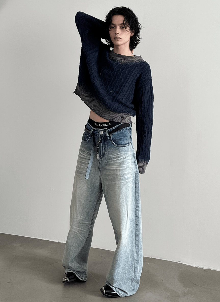 [GENESISBOY] pullover sweater na1540