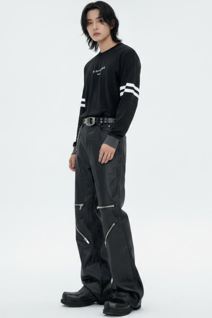 Punk leather pants  na2602