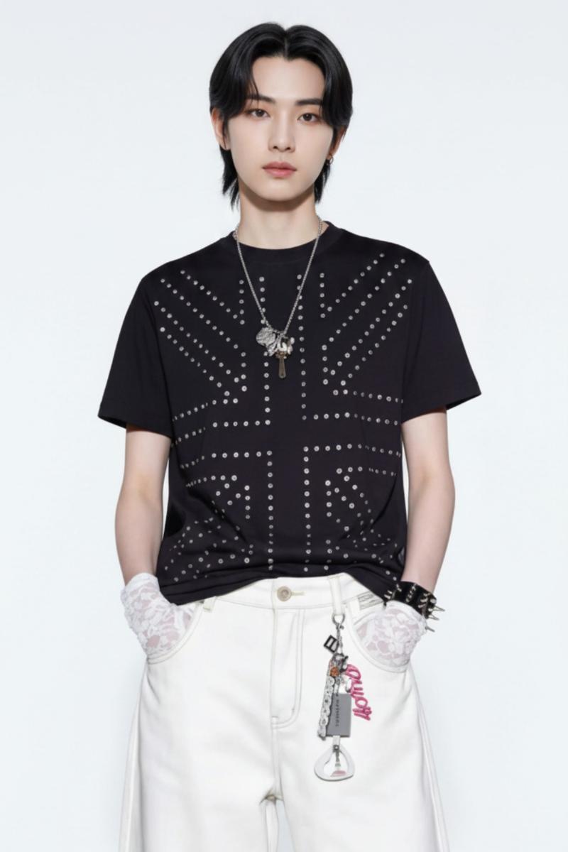 Eyelet T-shirt  na2552