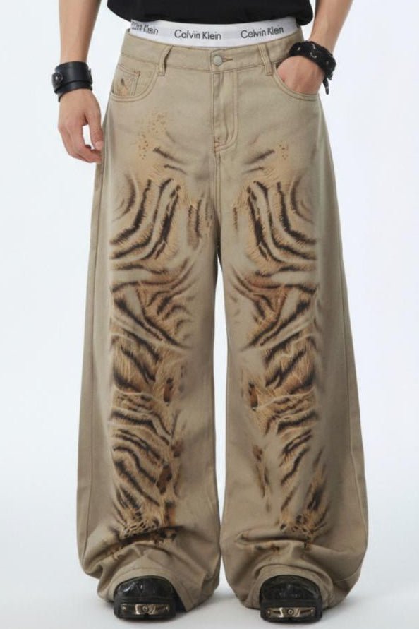 Tiger Print Pants  na2562