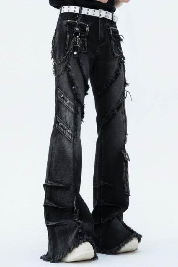 Distressed Baggy Jeans  na2592