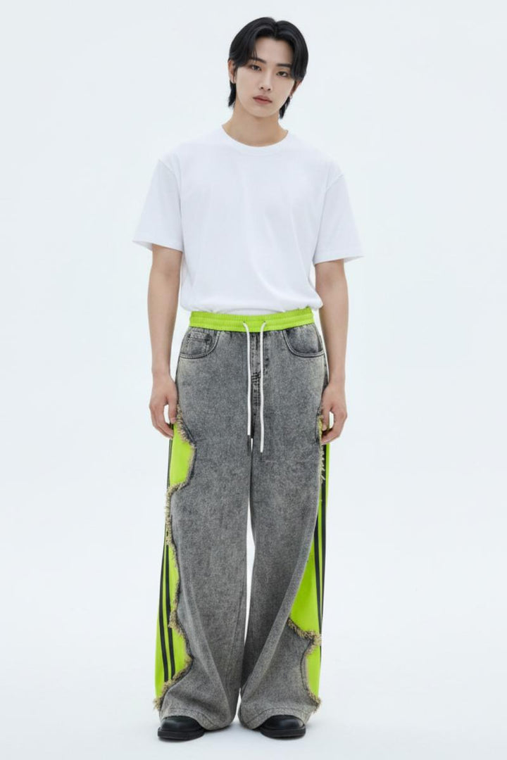 Cutout Denim Pants  na2619