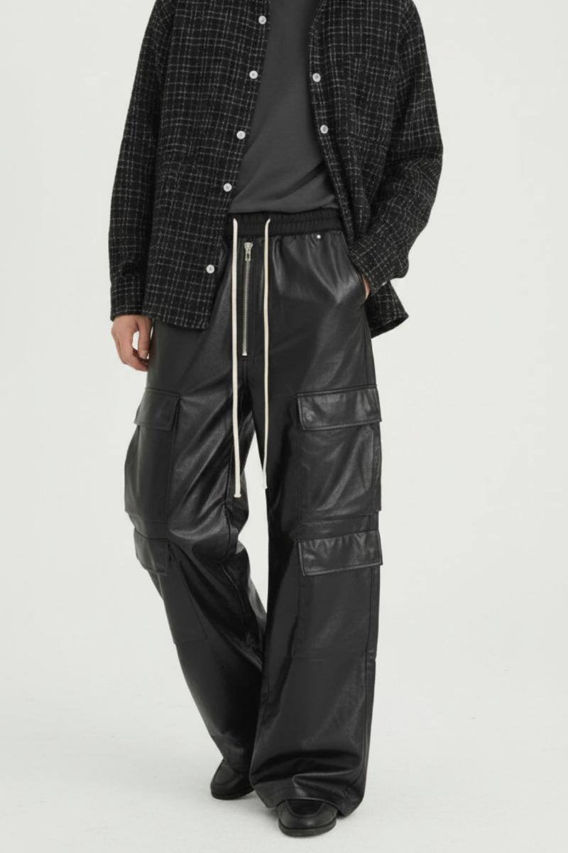 Shiny Cargo Pants  na2506