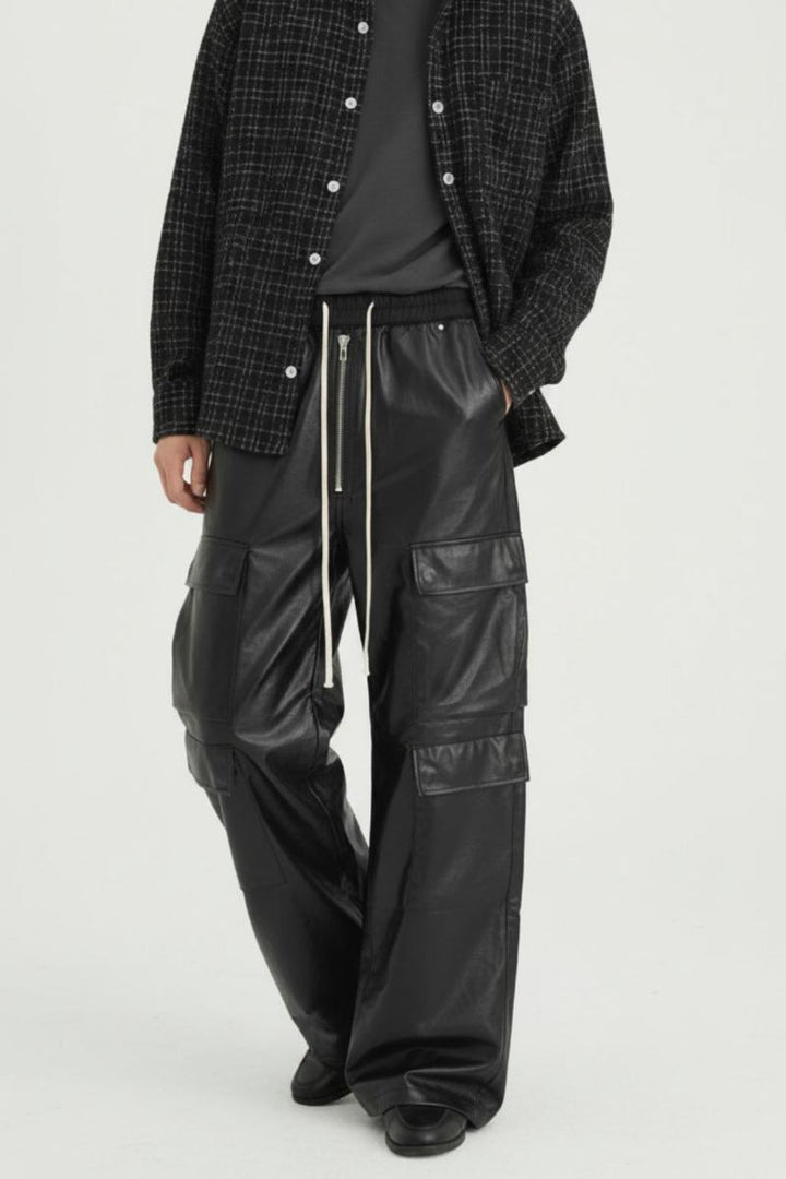 Shiny Cargo Pants  na2506