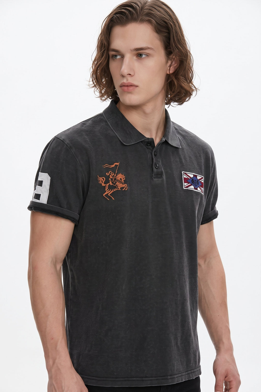Washed Polo Shirt  na2670
