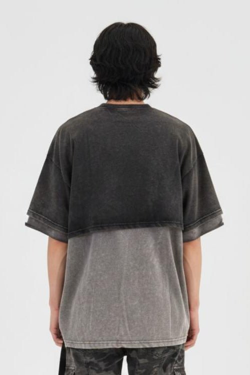 Layered Washed Tee  na2526